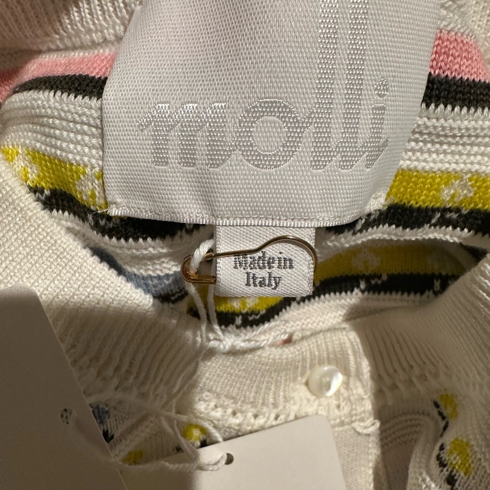Molli Crocus Cardigan in Multi Milk - Picture 4 of 8